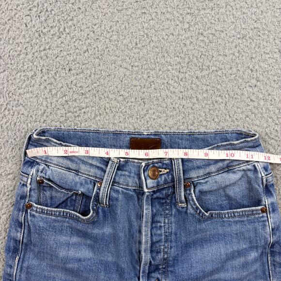 Mother Jeans Womens 22x25 Blue Tripper Wander Dust Embroidered Butterfly Tag 24 - Picture 4 of 16